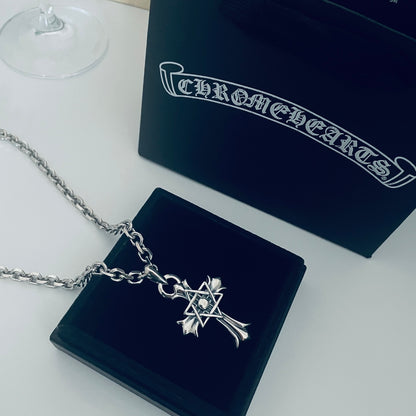 【CHROME HEARTS】クロムハーツ、新しいネックレス万能シンプルファッションオーナメント