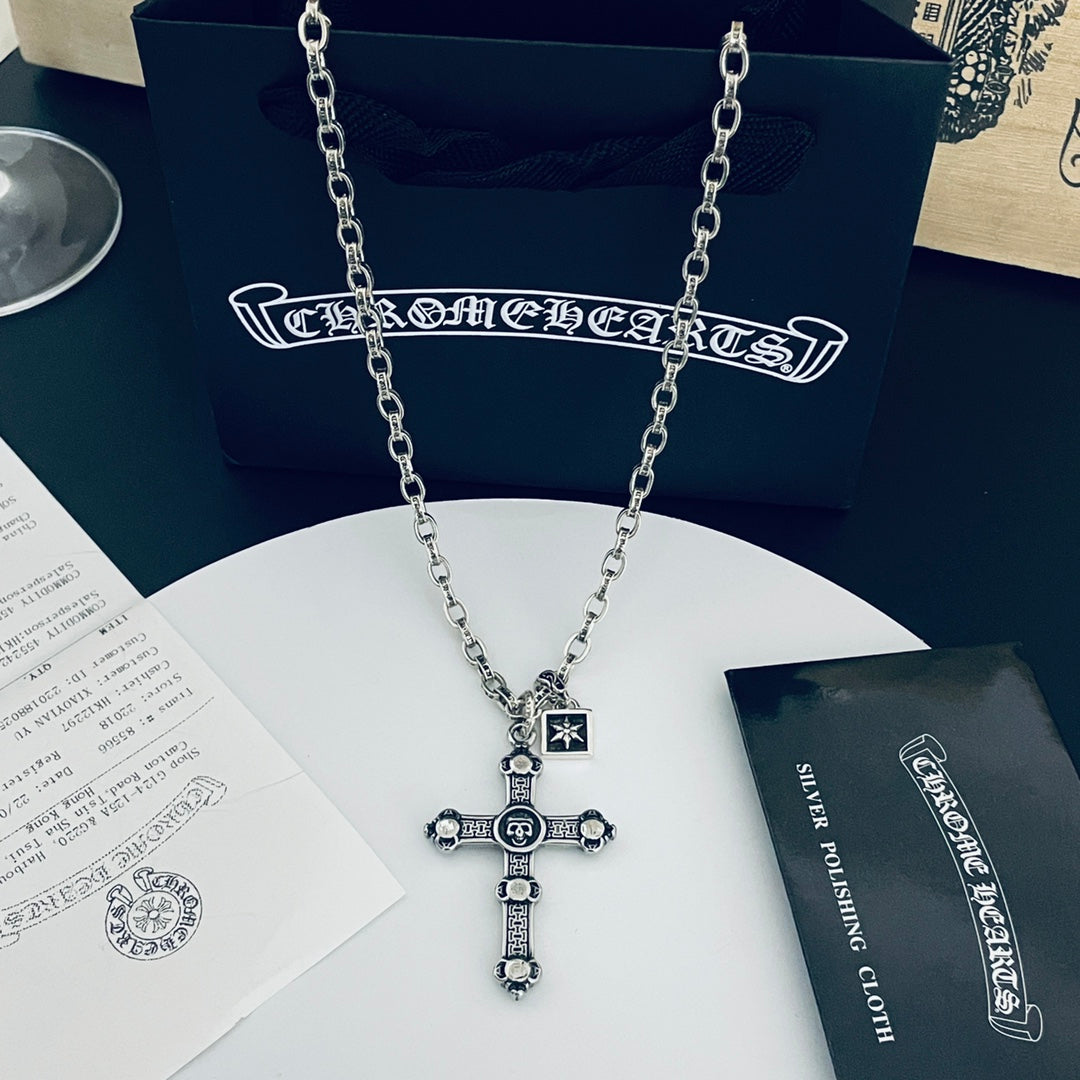 【CHROME HEARTS】クロムハーツ、新しいネックレス万能シンプルファッションオーナメント