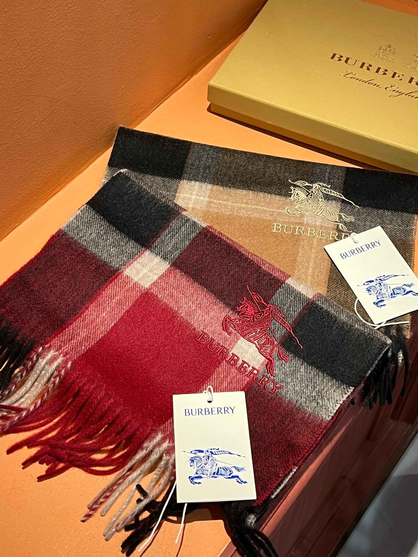 【BURBERRY バーバリー】スカーフ32*180CM 241108