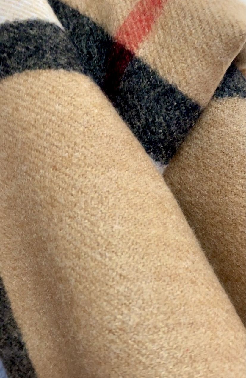 【Burberry】クラシック チェック カシミアスカーフ