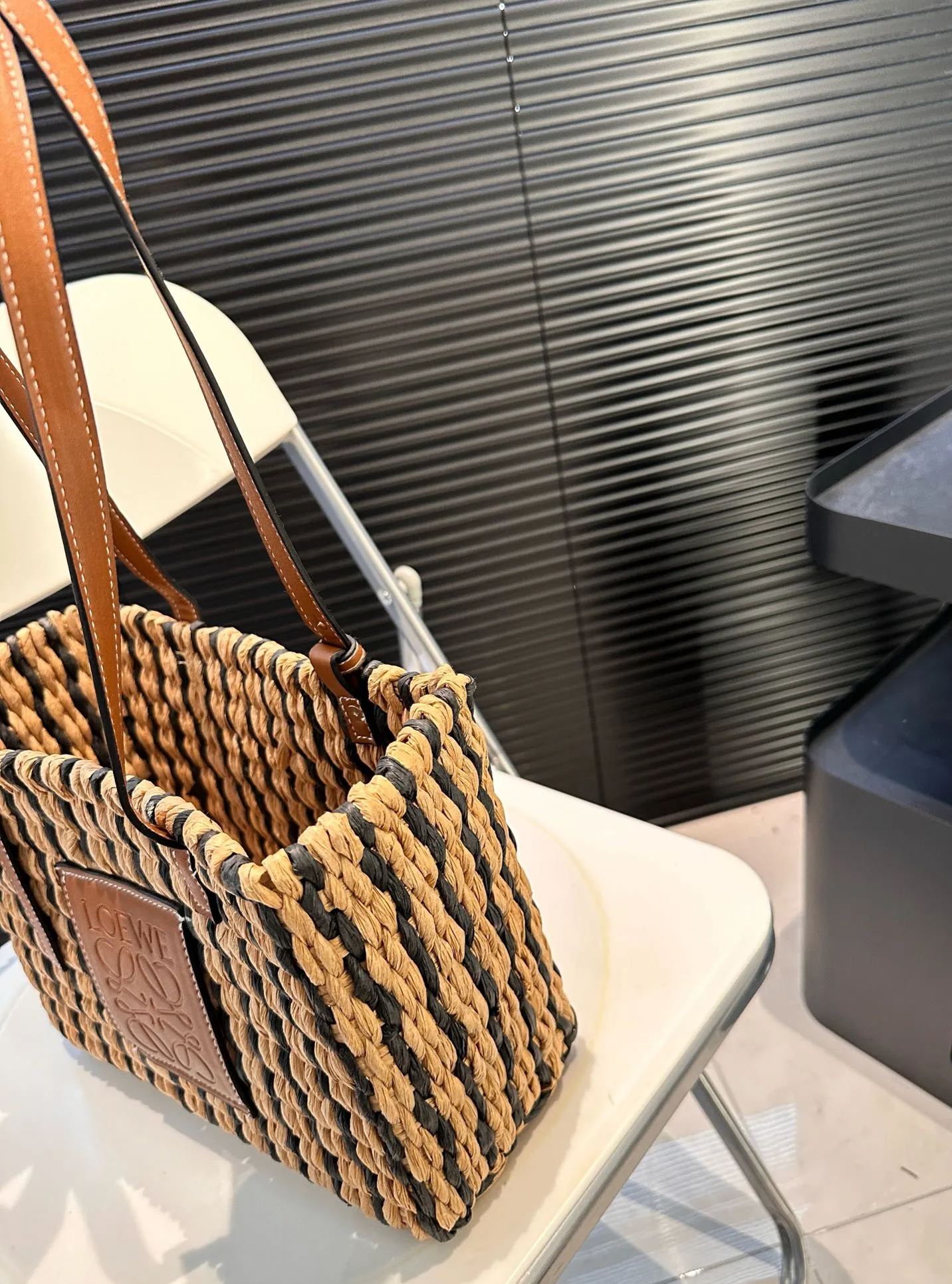 LOEWE◆ロエベ ウーブン トートバッグ