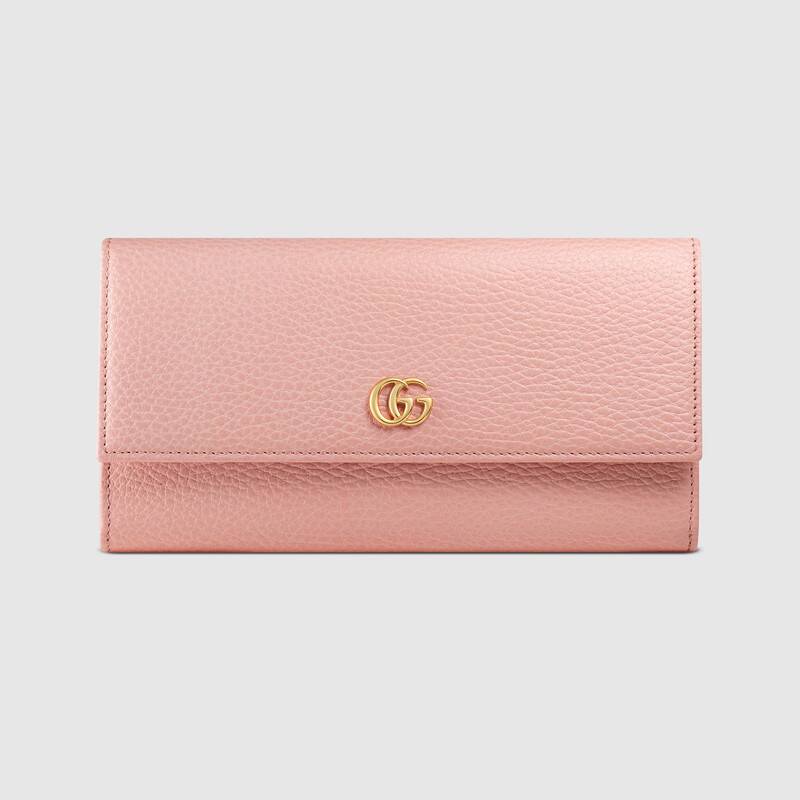 【GUCCI】人気商品〔GG マーモント〕レザー コンチネンタルウォレット