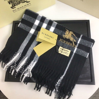 【Burberry】クラシック チェック カシミアスカーフ