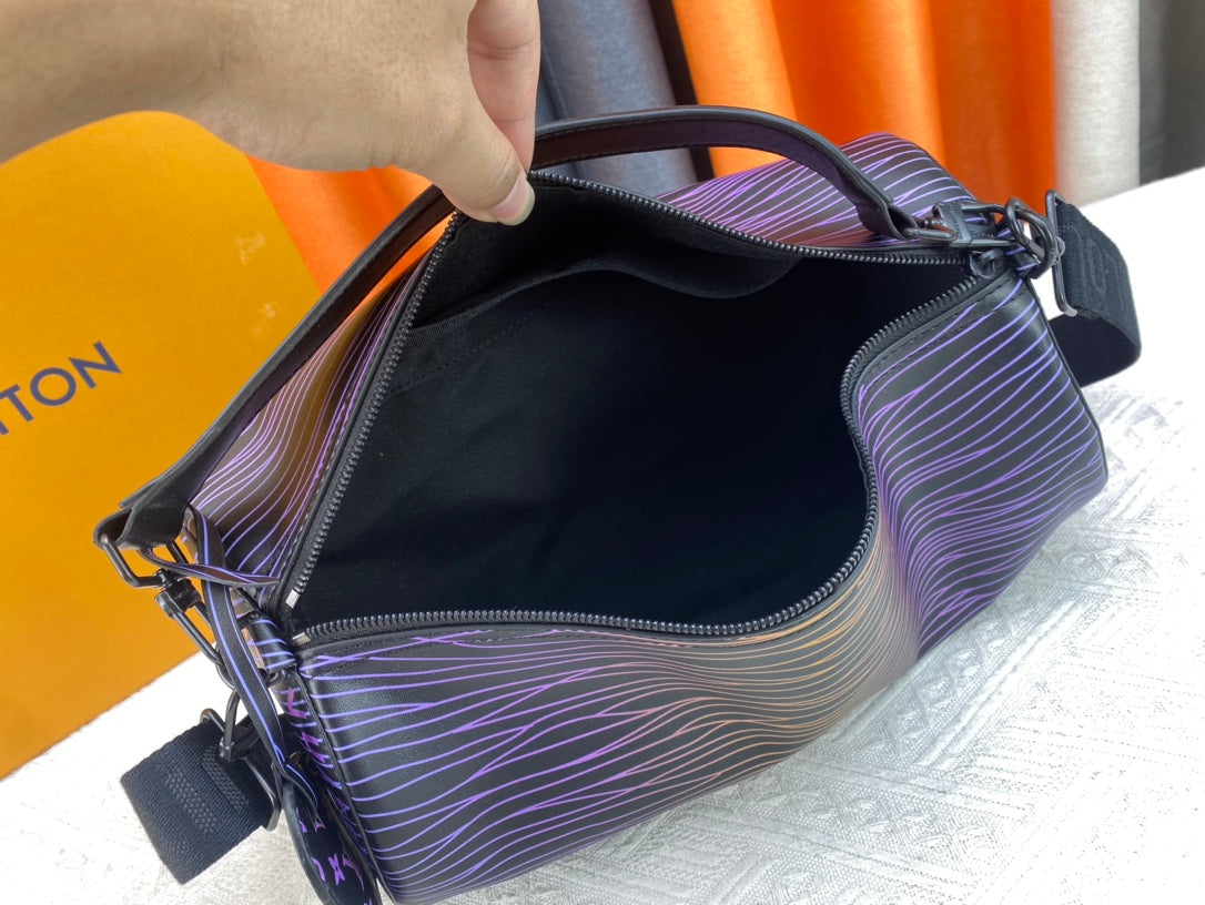 Louis Vuitton◇SoftPolochon ソフト筒型バッグ M46691