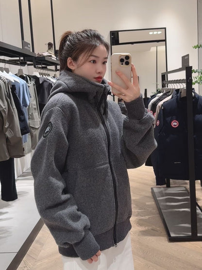 【CANADA GOOSE旗艦店】ラムウールのコート 男女兼用 ご好評に付き再入荷！