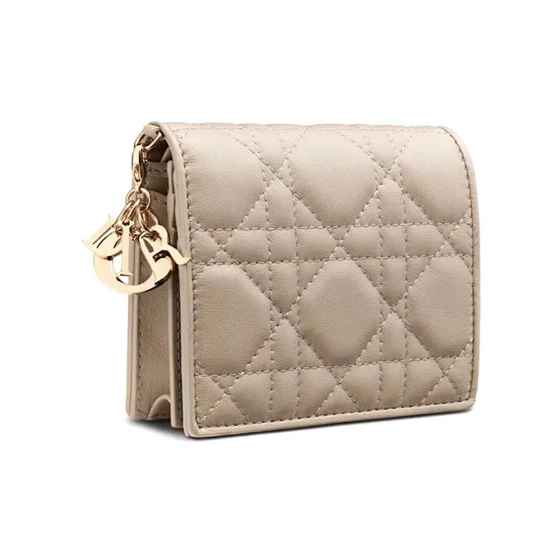 【DIOR】Lady Dior ミニウォレット