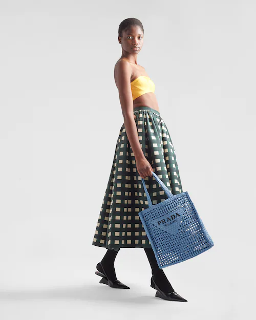 ラフィア トートバッグ