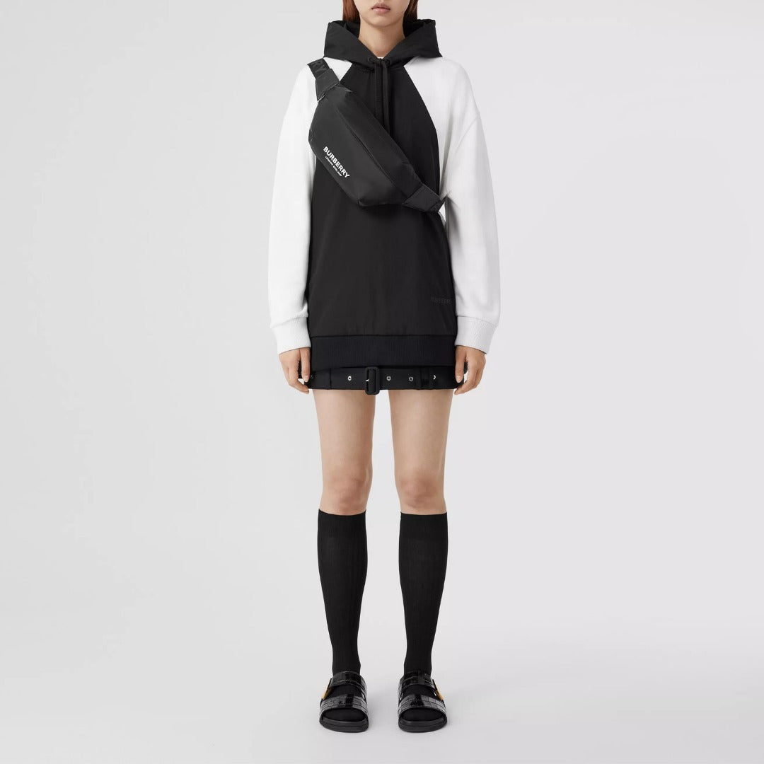 人気【BURBERRY】バーバリー ロゴ ソニー ナイロンバナナバッグ