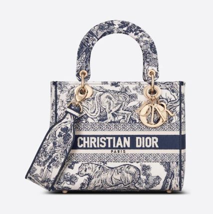 【DIOR】2種類★LADY D-LITE ミディアムバッグ★M0565OTDT_M808