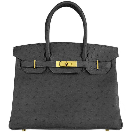 【HERMES】エルメス バーキン 30cm オーストリッチ ゴールド金具