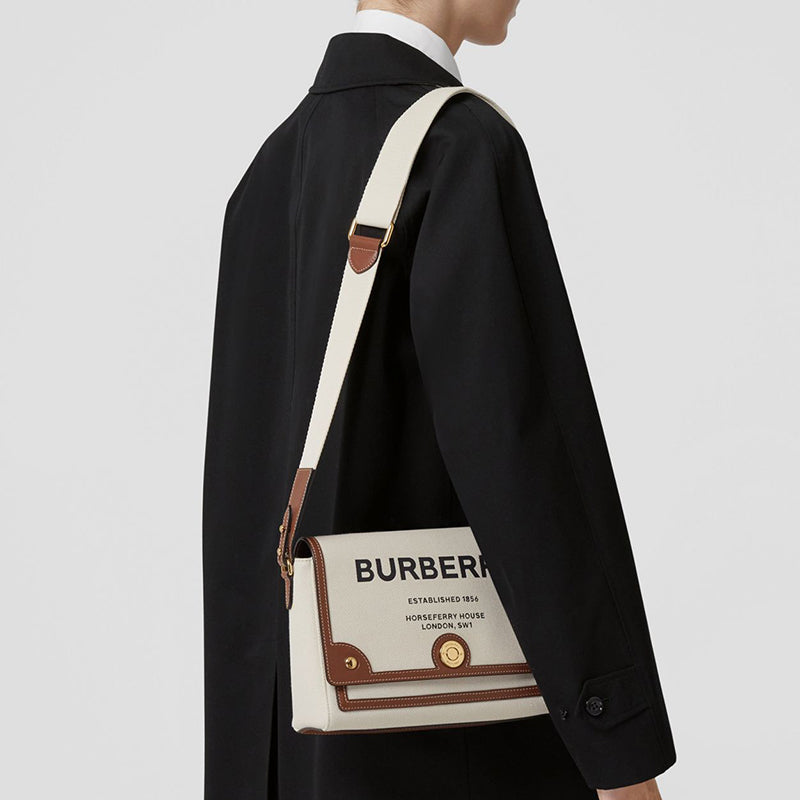 【BURBERRY】ホースフェリー プリント キャンバス ノート バッグ