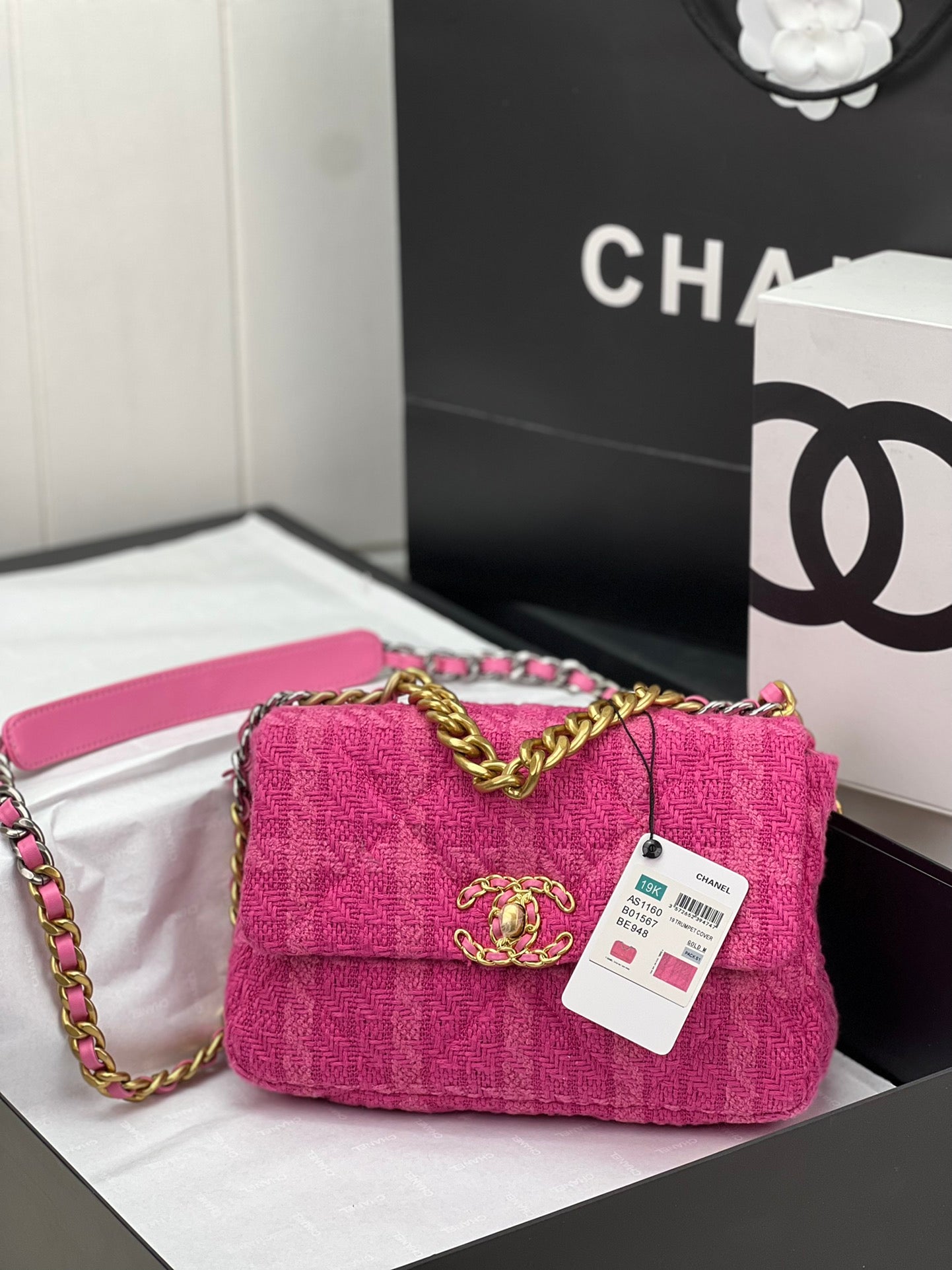 CHANEL 19 HANDBAG AS1161