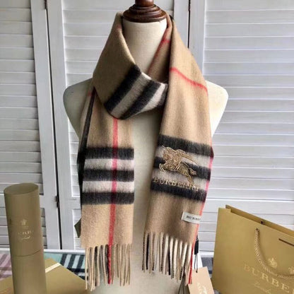 【Burberry】クラシック チェック カシミアスカーフ
