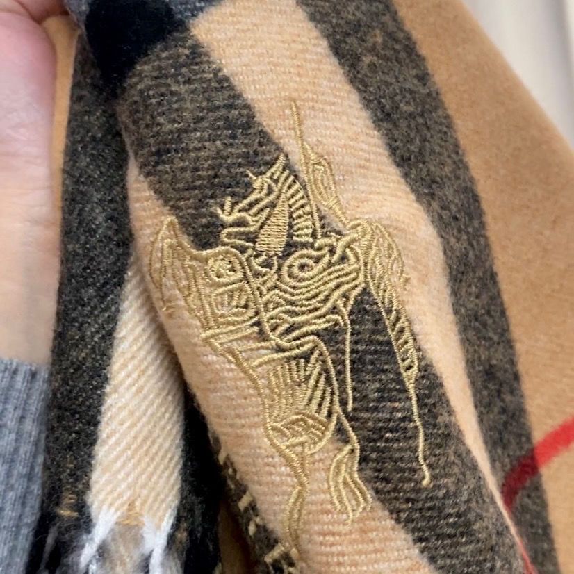 【Burberry】クラシック チェック カシミアスカーフ