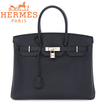 HERMES エルメス バーキン 25cm トゴ ブラック シルバー金具
