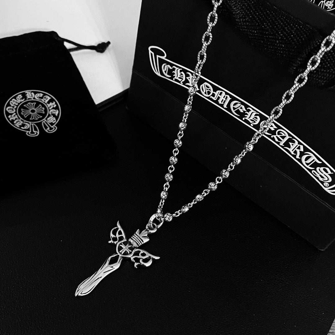 【CHROME HEARTS 】ネックレス、新しいネックレス万能シンプルファッションオーナメント