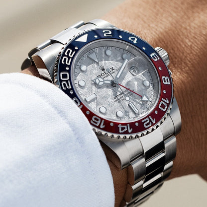 ロレックス GmtマスターⅡ 自動巻き ブラック 文字盤 ホワイトゴールド 126719BLRO-0002