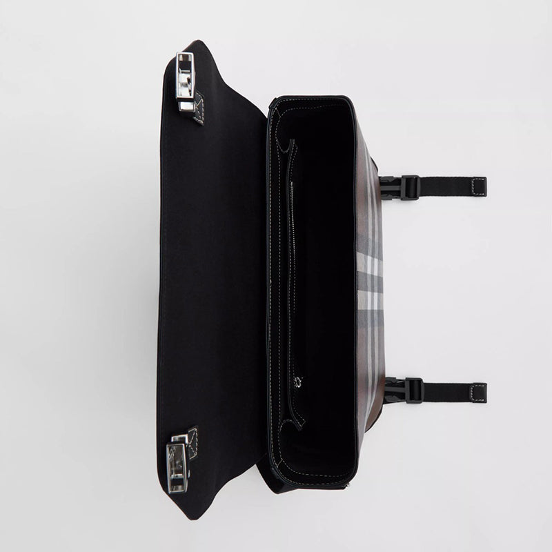 【BURBERRY】バーバリー チェック ラージメッセンジャーバッグ