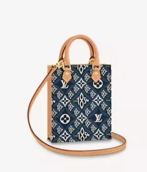 【LOUIS VUITTON】 ルイヴィトン 新作 プティットサックプラ Since1854 2色 モノグラム ジャガード ハンドバッグ ショルダーバッグ 2way ミニトートバッグ ボディバッグ ポシェット ブランド