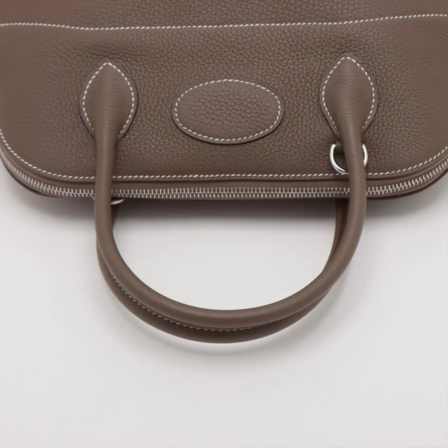 エルメス ボリード31 トリヨンクレマンス エトゥープ シルバー金具