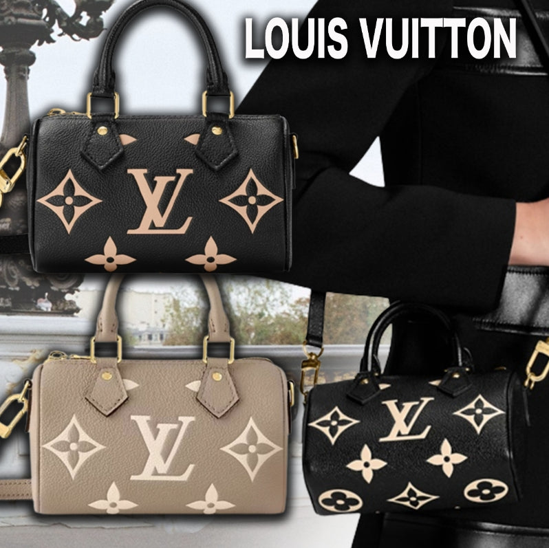 希少 LOUIS VUITTON ナノスピーディー ミニバッグ 黒 SAC NANO SPEEDY M81456 M82890