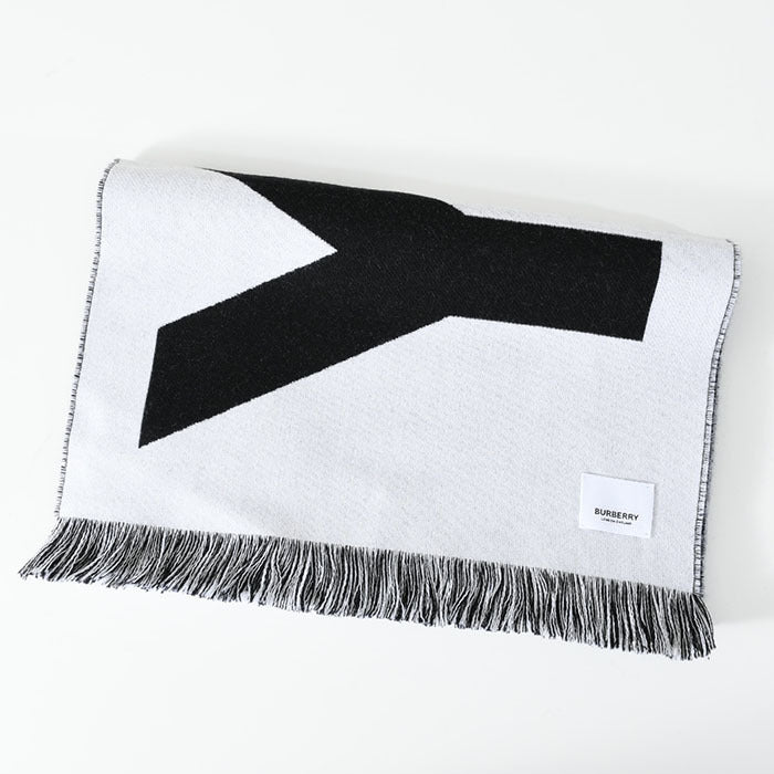 BURBERRY ロゴウールジャガードマフラー 190*35cm