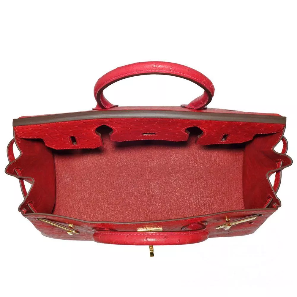 【HERMES】エルメス バーキン 30cm オーストリッチ ゴールド金具