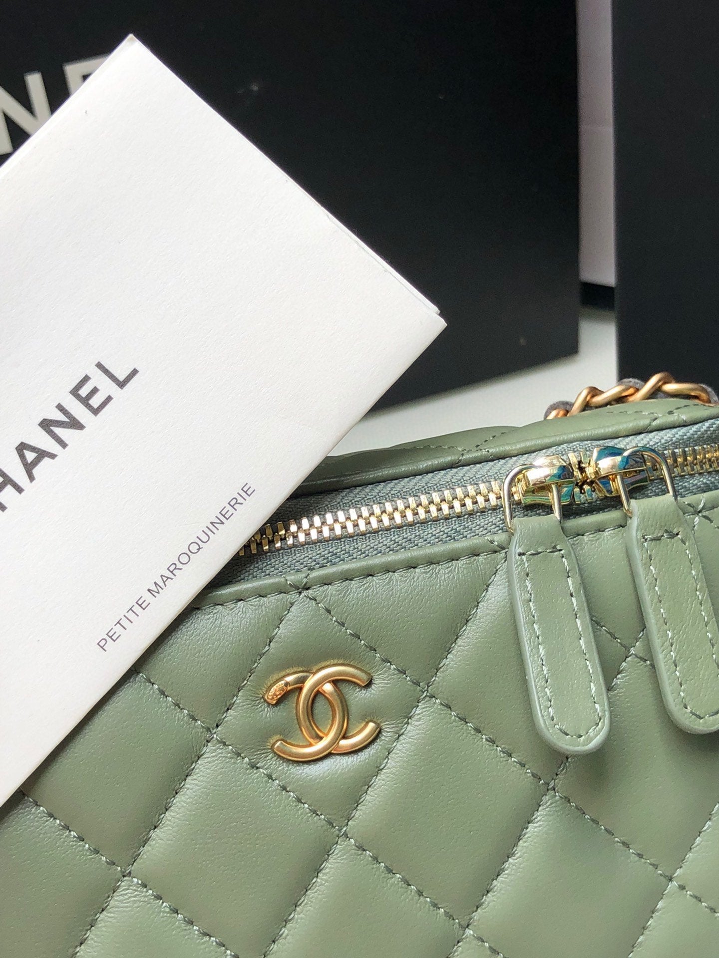 Chanel Classic Vanity 22C Bag with Chain AP2303