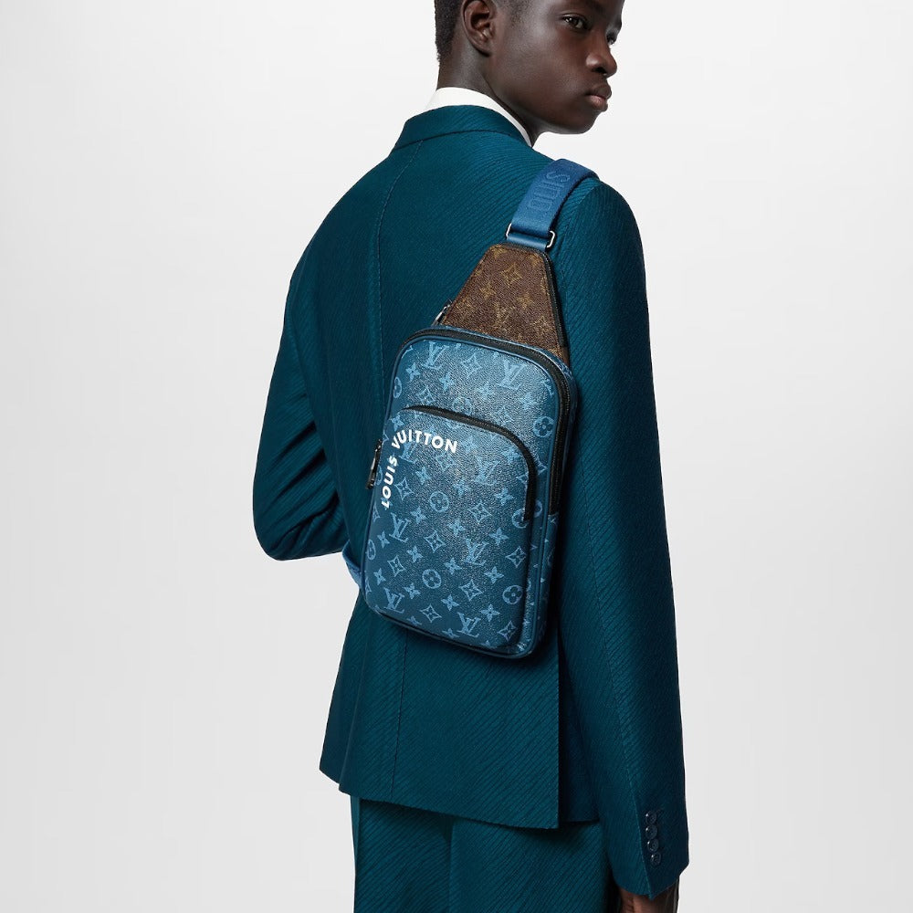 新作 ルイヴィトン ボディバッグ ショルダーバッグ ブルー