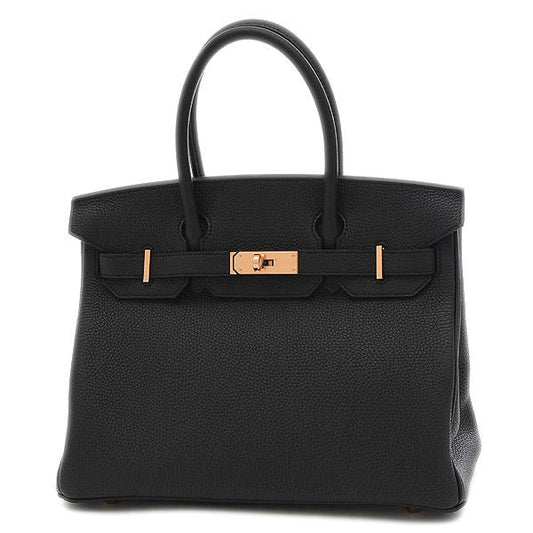 【HERMES】エルメス バーキン30　トゴ　ブラック【中古·未使用】