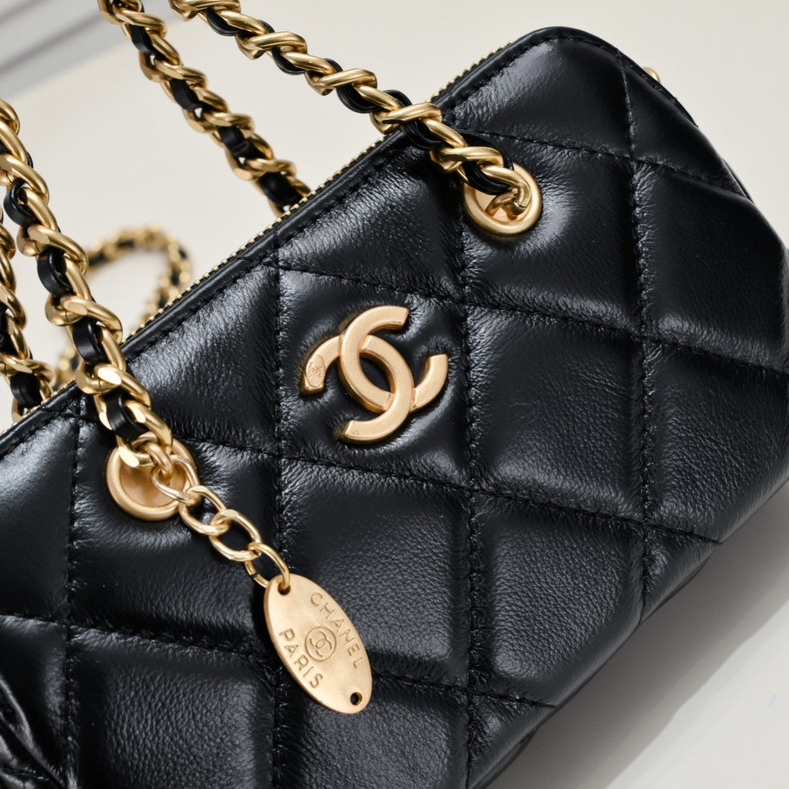Chanel 23K gold coin chain bag-2 colors