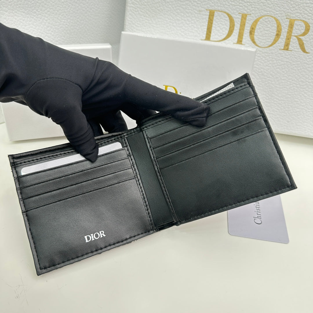すぐにお届け☆【DIOR】CD Diamond コインケース付きウォレット