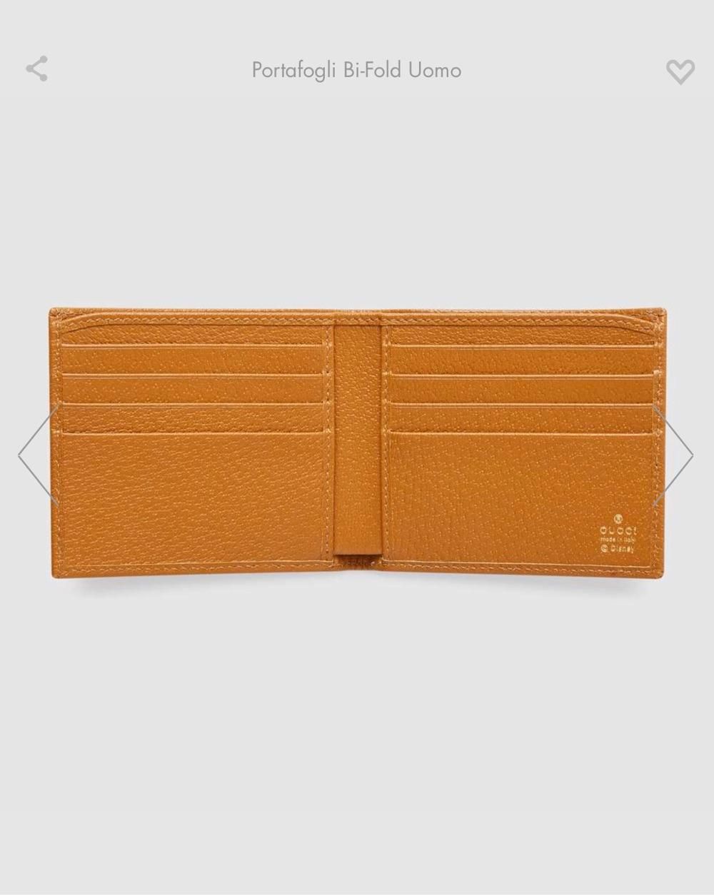 GG X Disneyグッチディズニー限定モデルネズミ年ミッキー老花二つ折り男性財布