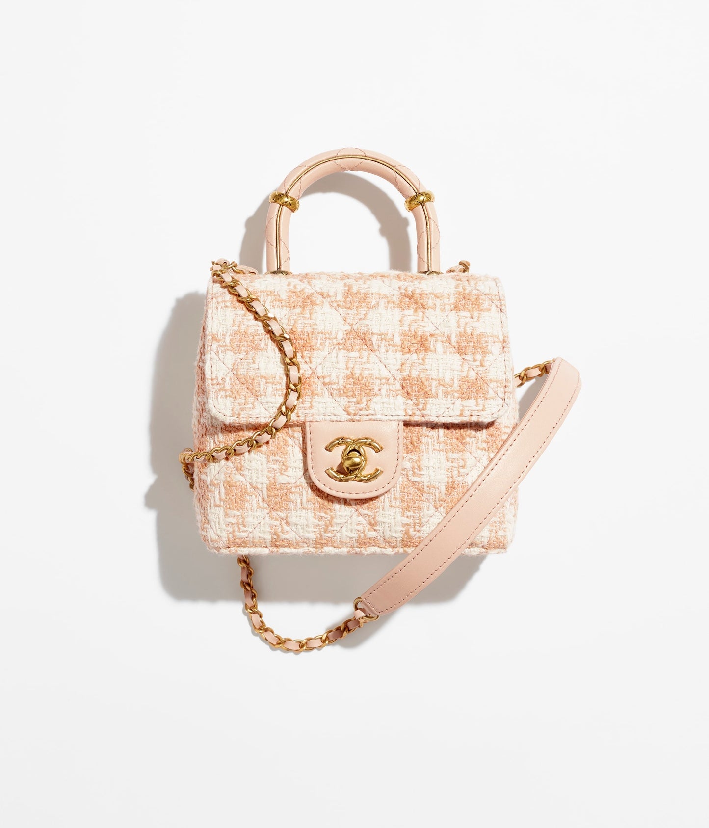 トップハンドル ミニ フラップ バッグ