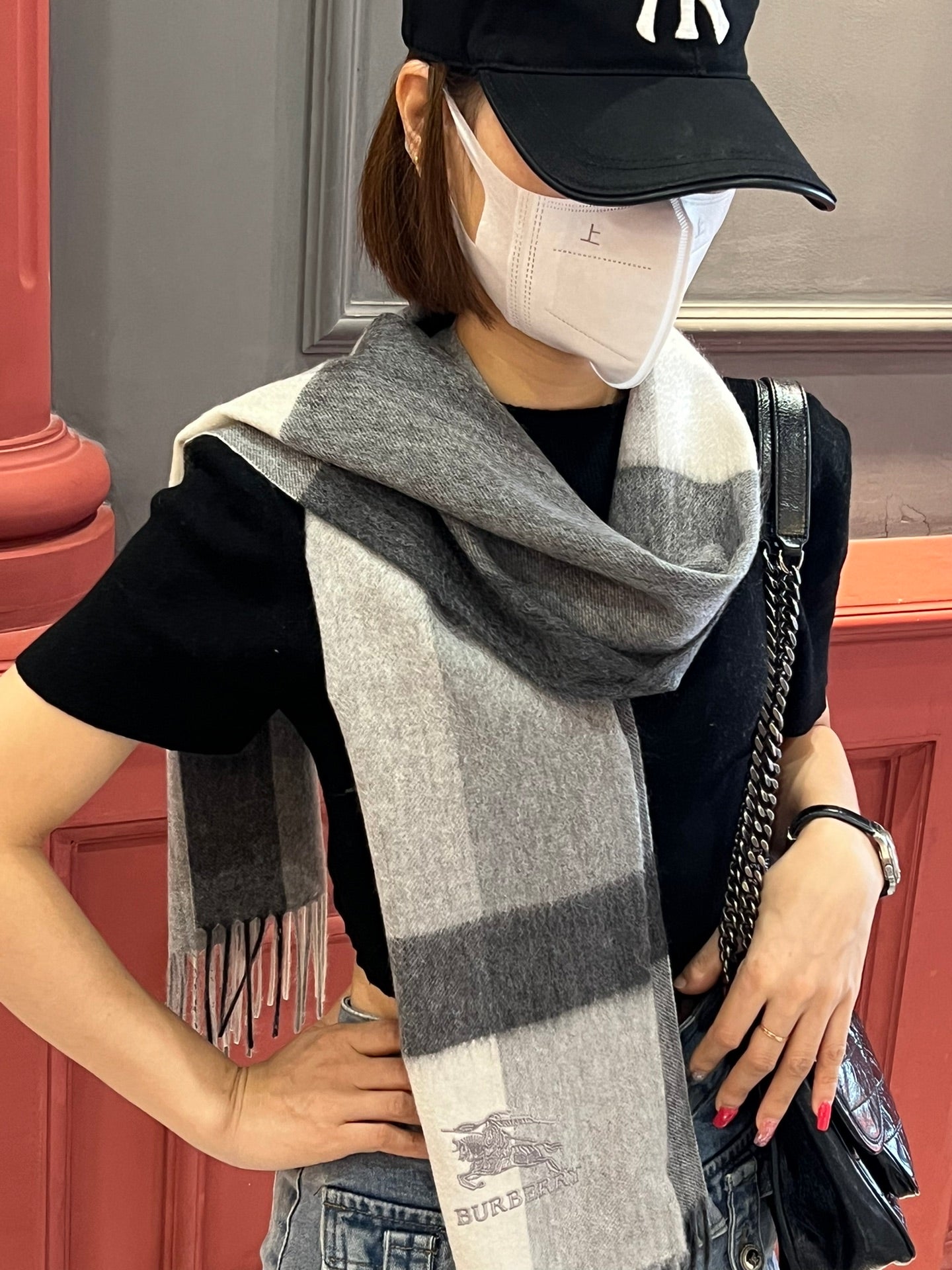 【BURBERRY バーバリー】スカーフ32*180CM 241108