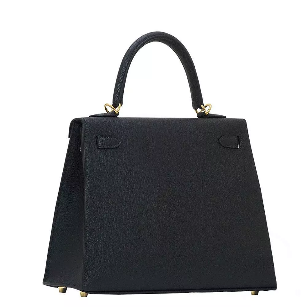 【HERMES】エルメス ケリー 25cm シェーブル ゴールド金具