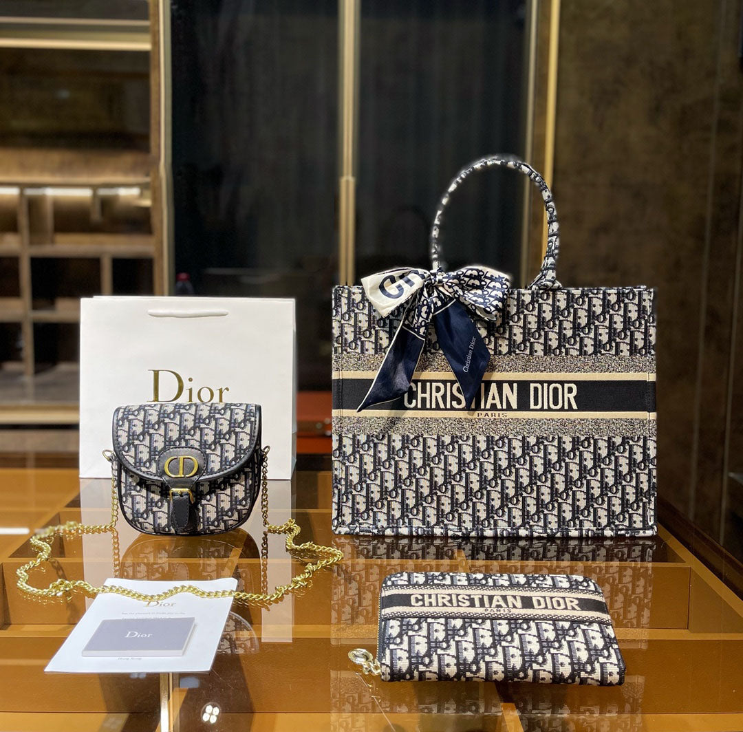 ♪直営店・公式Online♪Dior 30 MONTAIGNE NANO POUCH DHL配送3点セット お得