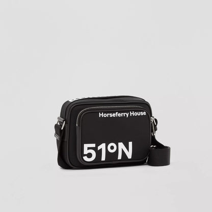 新作【BURBERRY】バーバリー プリント ナイロン ボディバッグ