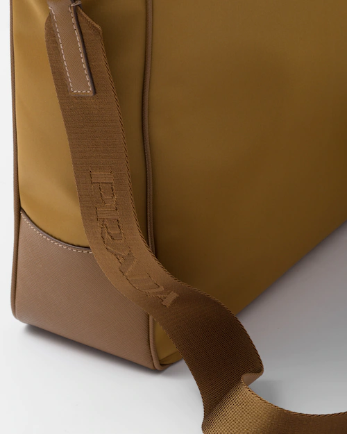 Re-Nylon xサフィアーノレザー トートバッグ