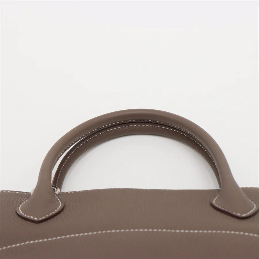 エルメス ボリード31 トリヨンクレマンス エトゥープ シルバー金具