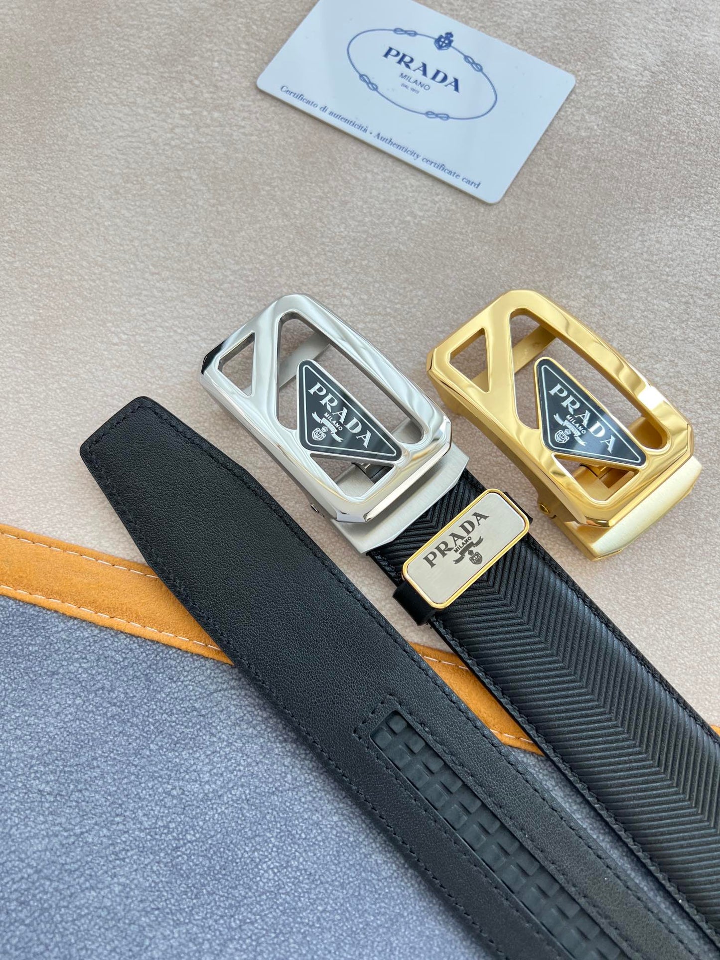 【PRADA】(プラダ) 3.5cmベルト メンズ