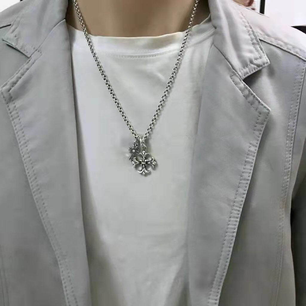 Chrome Hearts クロムハーツ クロスネックレス 55cm