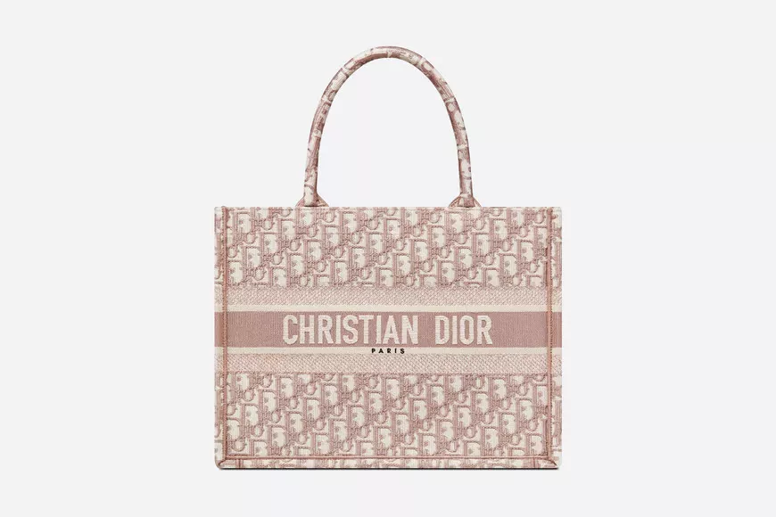 【新作★即納！】 DIOR BOOK TOTE トートバッグ ピンク 関税込