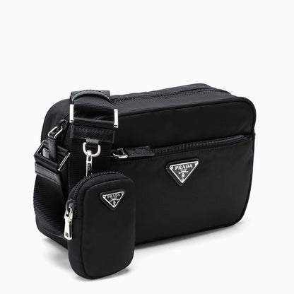 PRADA プラダ RE NYLON ロゴ ミニポーチ付き クロスボディバッグ