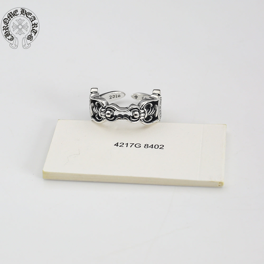 【Chrome Hearts】 男性と女性のためのクロエハートファッションパーソナリティリング