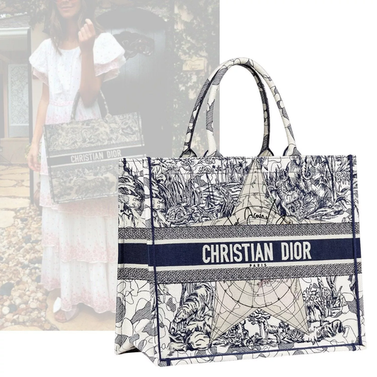 【DIOR】セレブ芸能人御用達・国内発 BOOK TOTE Dior Around the World バッグ