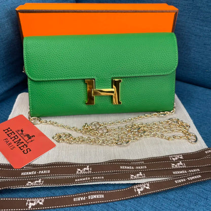 HERMÈS ショルダー & 長財布 11カラー 22X11CM