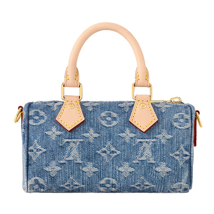 《デニムブルー♪》Louis Vuitton★ナノ・スピーディ M82950