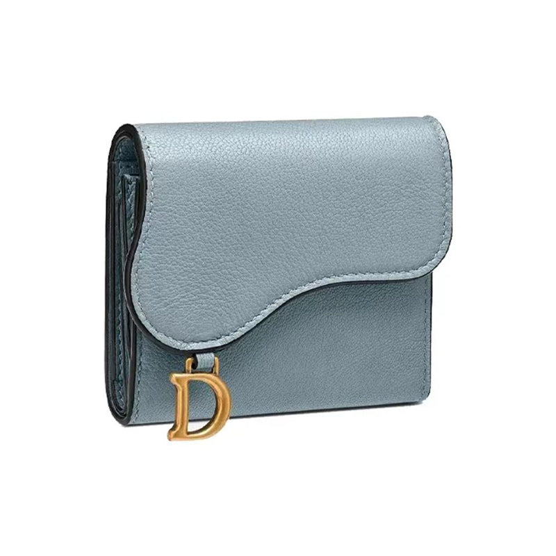 【DIOR】Saddleスカイブルーサドルバッグ財布