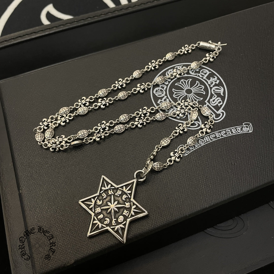 【CHROME HEARTS】ネックレス、新しいネックレス万能シンプルファッションオーナメント 24614